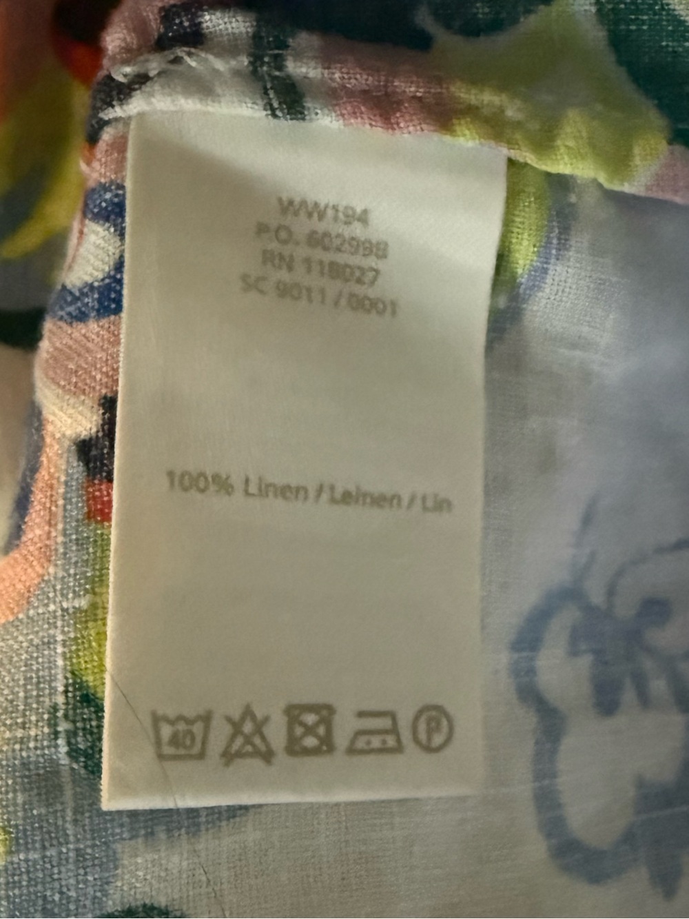 Boden 100% linen dress size 12 - Picture 5 of 5